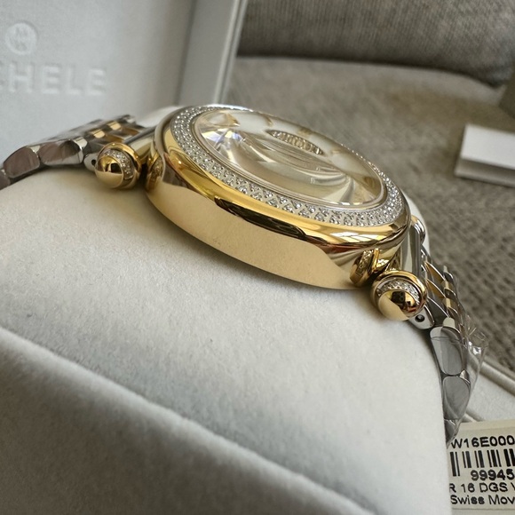NWT MICHELE Caber Diamond Watch MWW16E000001 - Picture 9 of 16